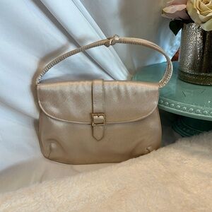 JESSICA McCLINTOCk cream Satin Purse